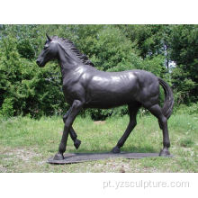 Jardim Bronze Tamanho da vida Escultura de cavalo para venda